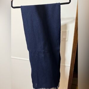 Yves Saint Laurent Deep Blue Scarf Vintage